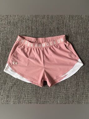 Under Armour Light Pink Women's Play Up 3.0 Shorts